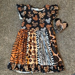 EUC Animal Kingdom Mickey Dress